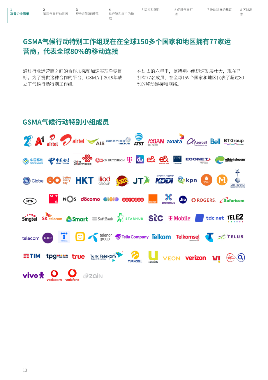 GSMA：2025移动行业净零排放：气候行动行业状况洞察报告（英文版）（68页）.pdf_第13页