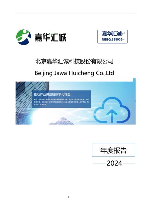 定期报告-嘉华汇诚：2024年年度报告.PDF