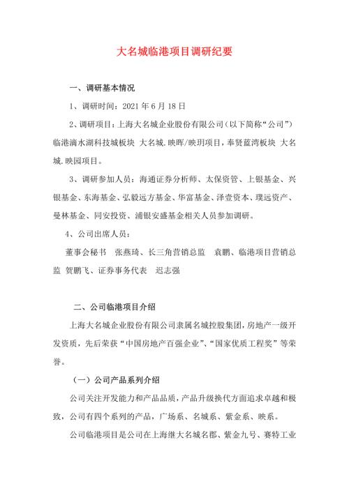 大名城：大名城临港项目调研纪要2021-06-18.pdf