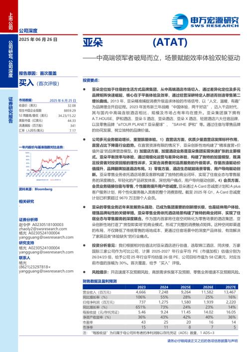 亚朵-美股公司研究报告-中高端领军者破局而立场景赋能效率体验双轮驱动-250626（29页）.pdf