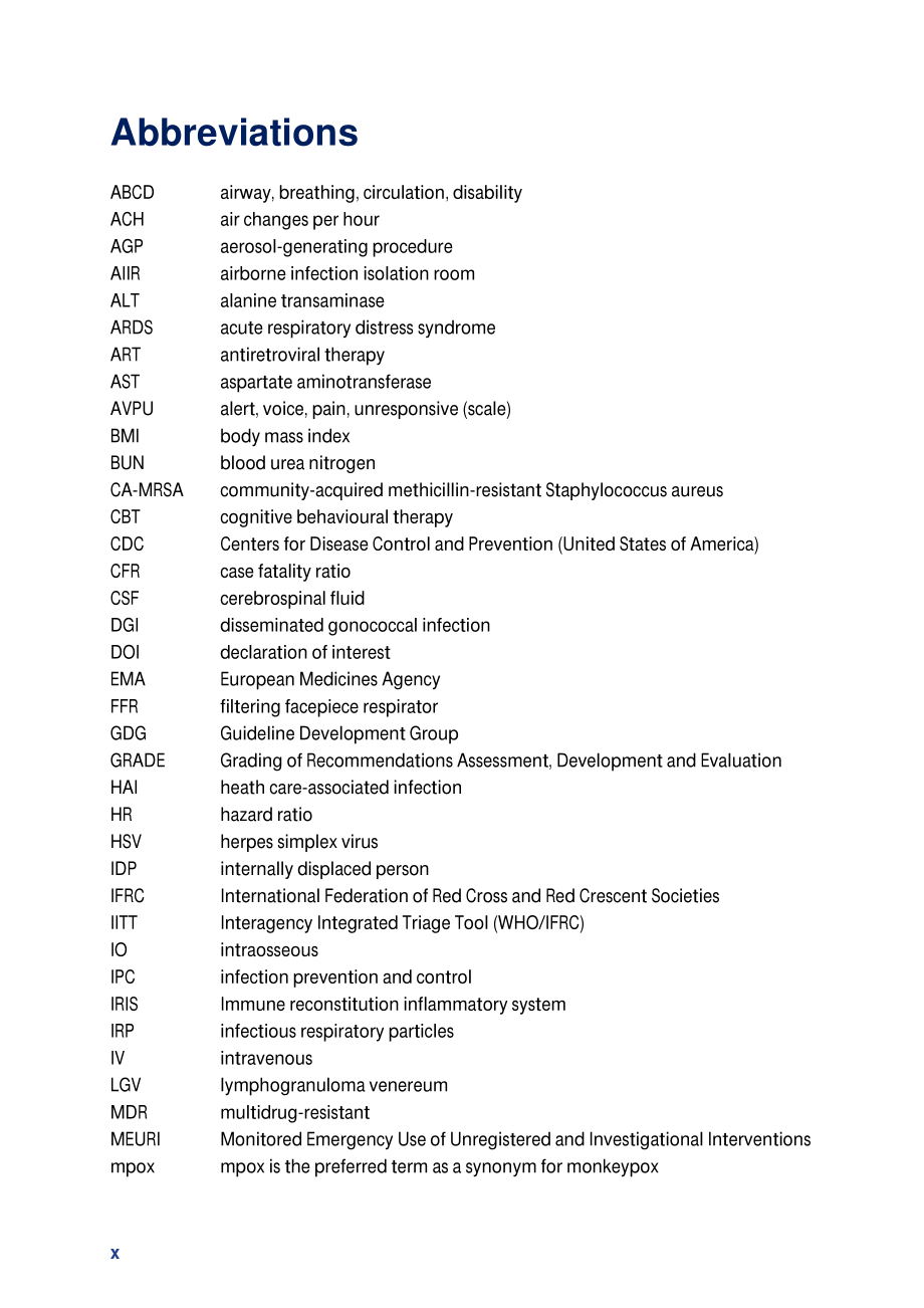 世界卫生组织（WHO）：2025猴痘临床管理与感染防控指南（英文版）（133页）.pdf_第14页