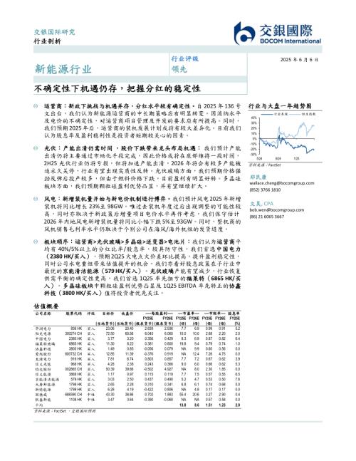 新能源行业：不确定性下机遇仍存把握分红的稳定性-250606（23页）.pdf