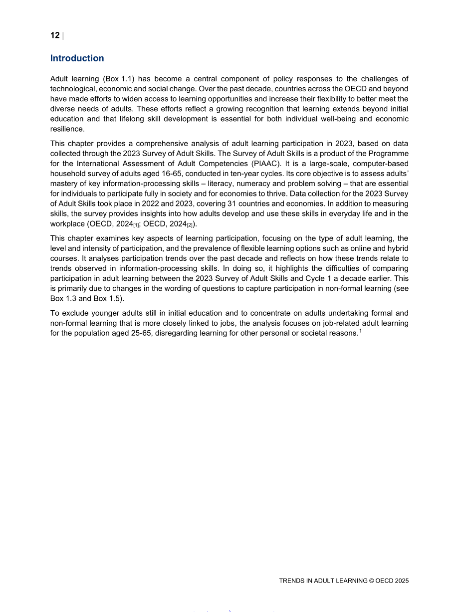 经合组织（OECD）：2025成人学习趋势报告：基于2023年成人技能调查新数据（英文版）（115页）.pdf_第14页