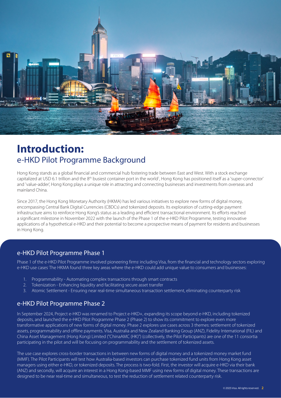 Visa：2025变革全球支付：代币化货币与基金在跨境交易中的作用研究报告（英文版）（15页）.pdf_第2页