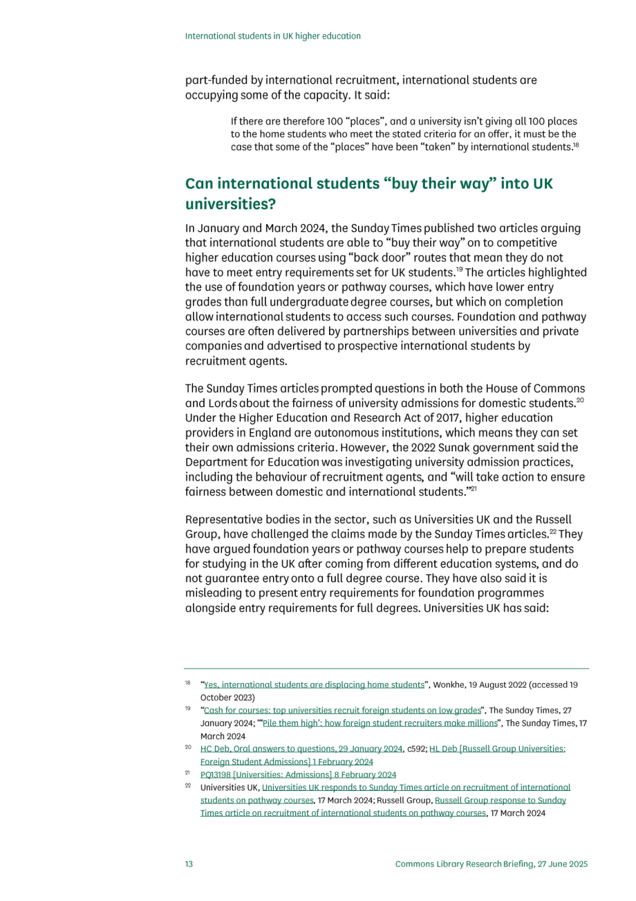 英国下议院图书馆：2025英国高等教育中的国际学生研究报告（英文版）（51页）.pdf_第13页