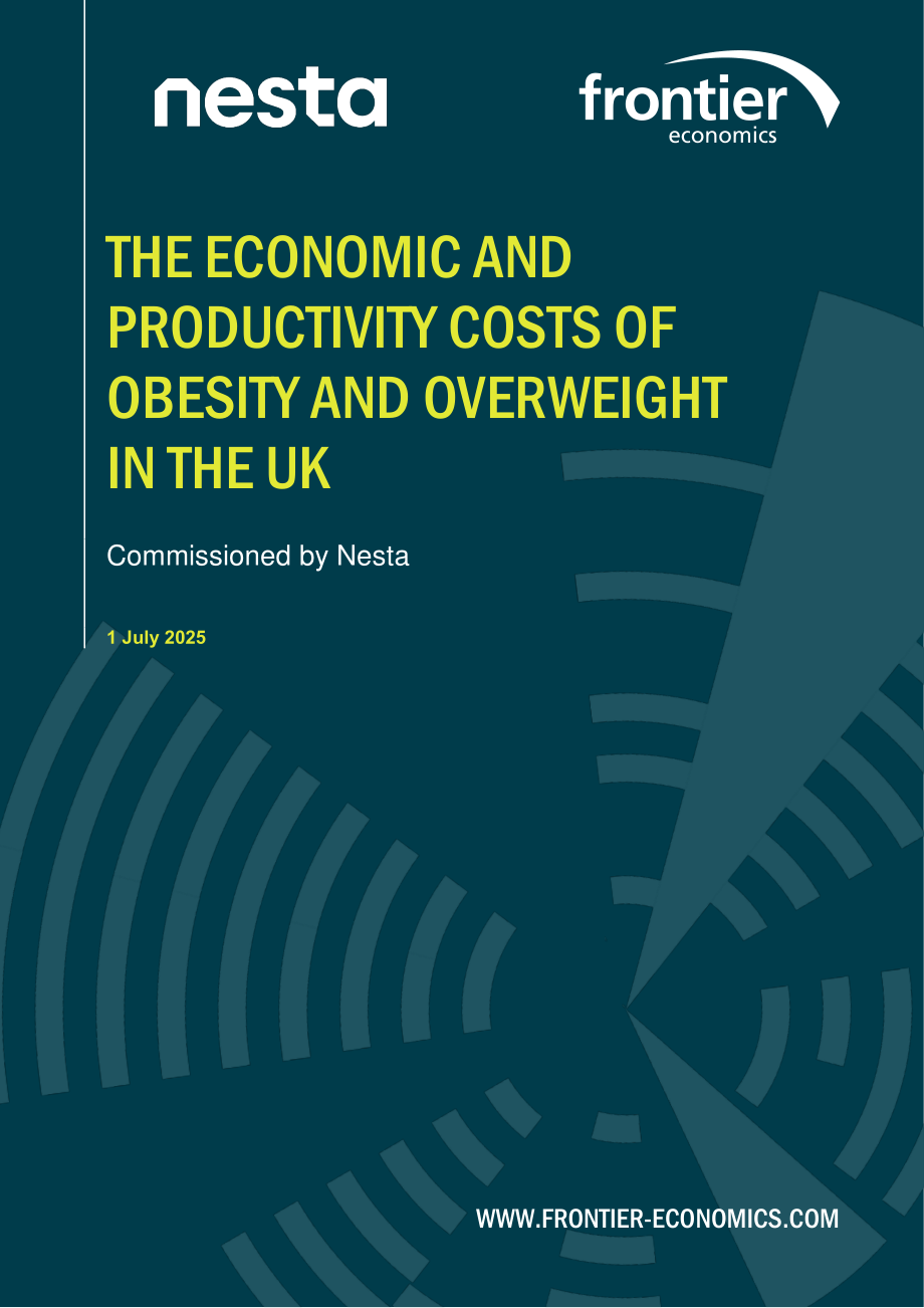 Nesta&frontier economics：2025英国肥胖与超重问题的经济及生产力成本研究报告（英文版）（73页）.pdf_第1页