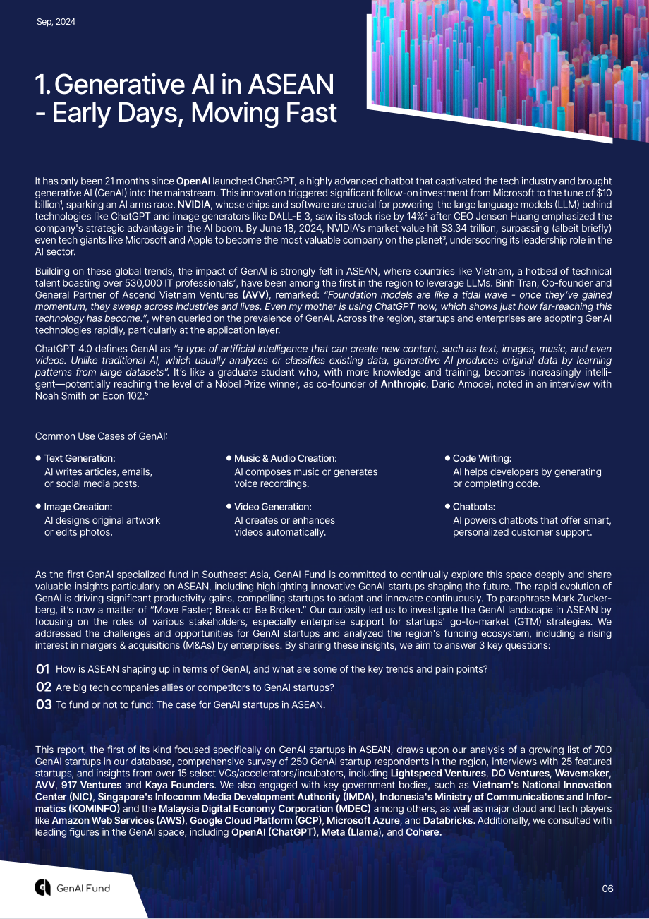 GenAI Fund：2024年东盟生成式AI初创企业生态格局研究报告（英文版）（52页）.pdf_第6页