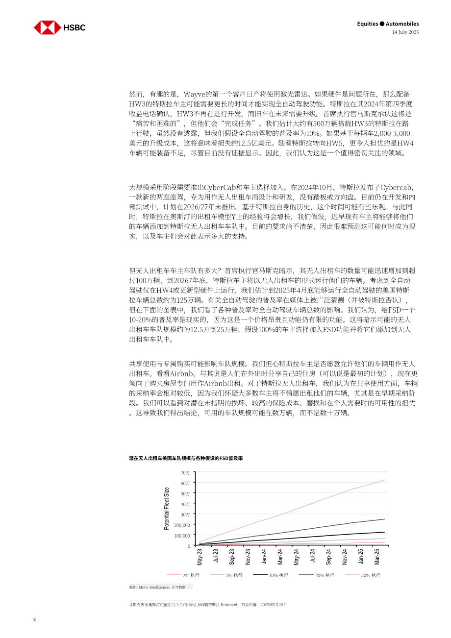 汇丰：Robotaxi行业：自动驾驶商业化临近但盈利道阻且长-250714（英文版）（41页）.pdf_第10页