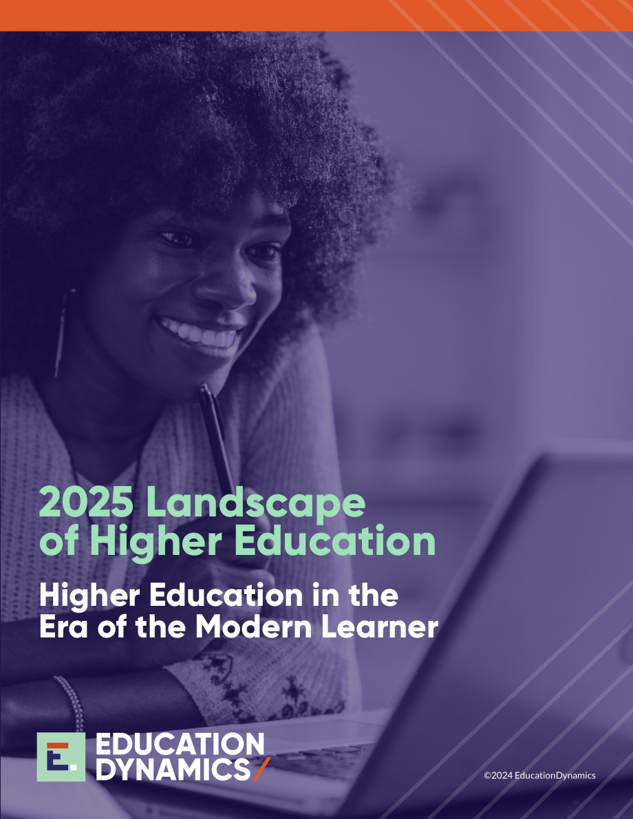 EducationDynamics：2025年美国高等教育格局报告：现代学习者时代的高等教育（英文版）（36页）.pdf_第1页