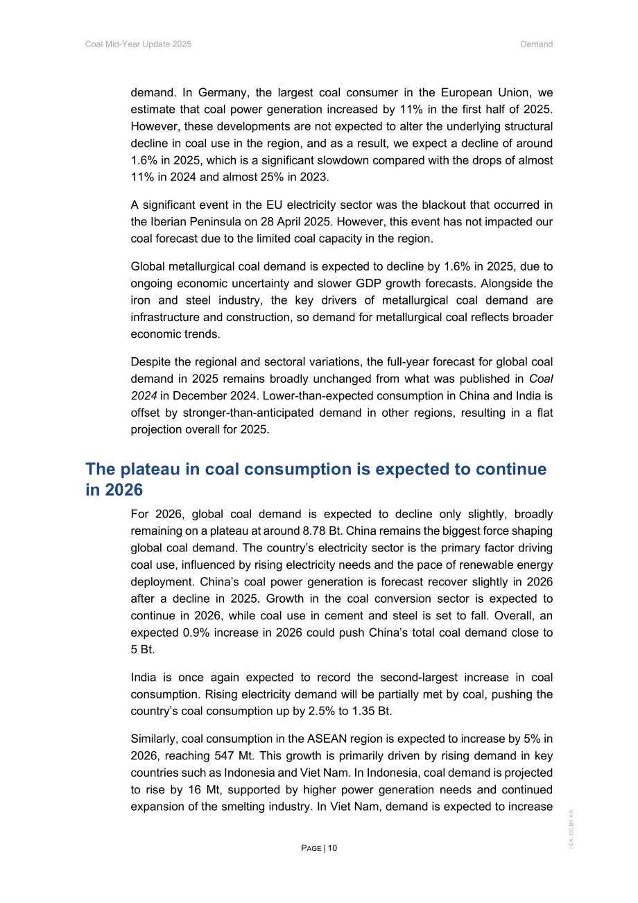 国际能源署（IEA）：2025年全球煤炭市场年中更新报告（英文版）（29页）.pdf_第10页