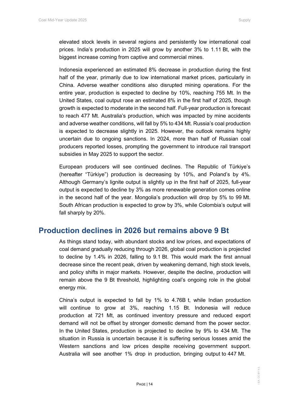 国际能源署（IEA）：2025年全球煤炭市场年中更新报告（英文版）（29页）.pdf_第14页