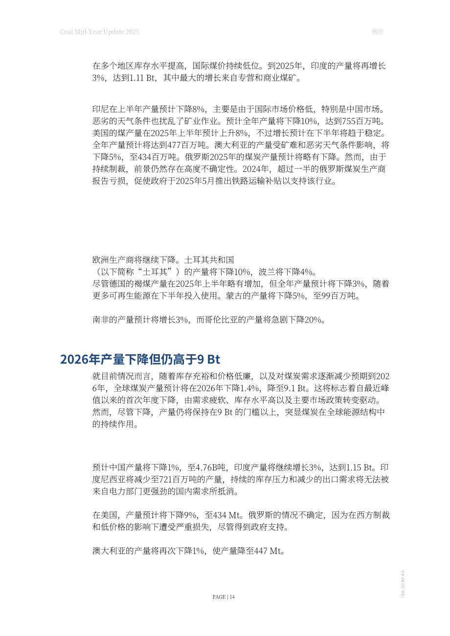 国际能源署（IEA）：2025年全球煤炭市场年中更新报告（英文版）（29页）.pdf_第14页
