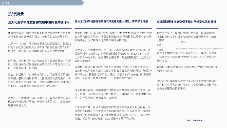 Mandala Partners&苏黎世保险：2025气候风险指数：气候变化对澳大利亚学校的影响报告（英文版）（87页）.pdf_第6页