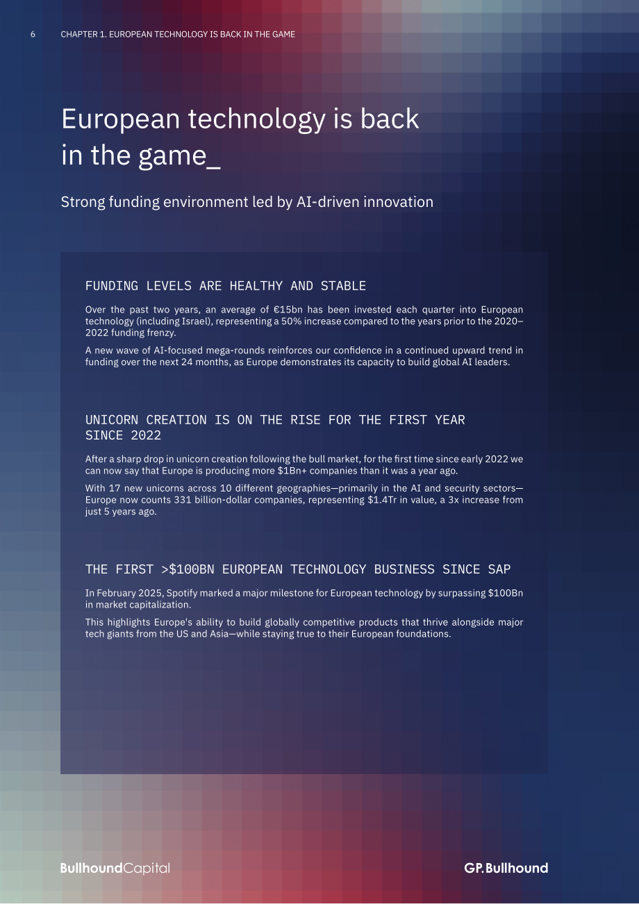 GP Bullhound：2025科技巨头：欧洲科技行业的复兴研究报告（英文版）（46页）.pdf_第6页