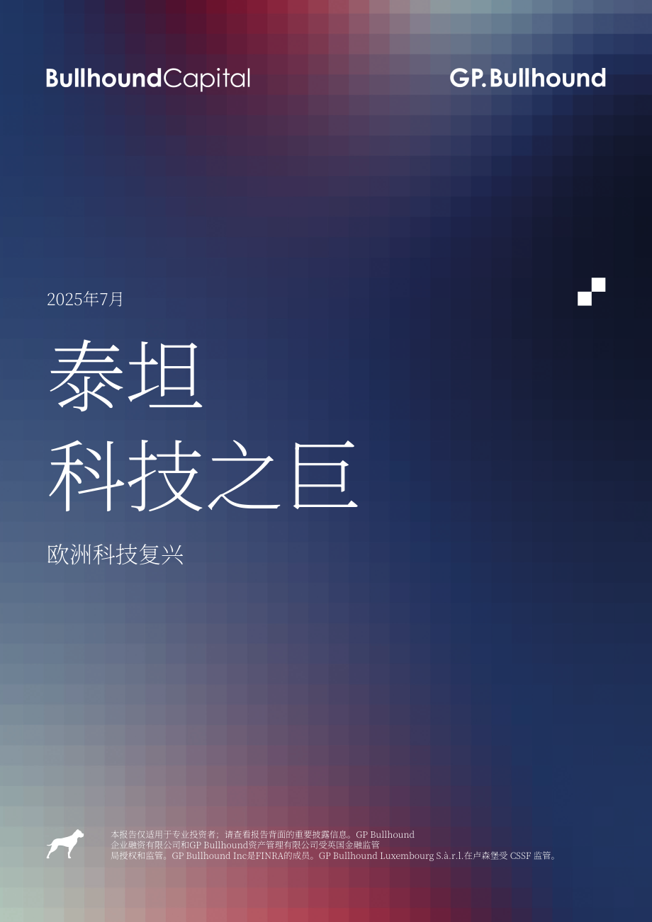 GP Bullhound：2025科技巨头：欧洲科技行业的复兴研究报告（英文版）（46页）.pdf_第1页