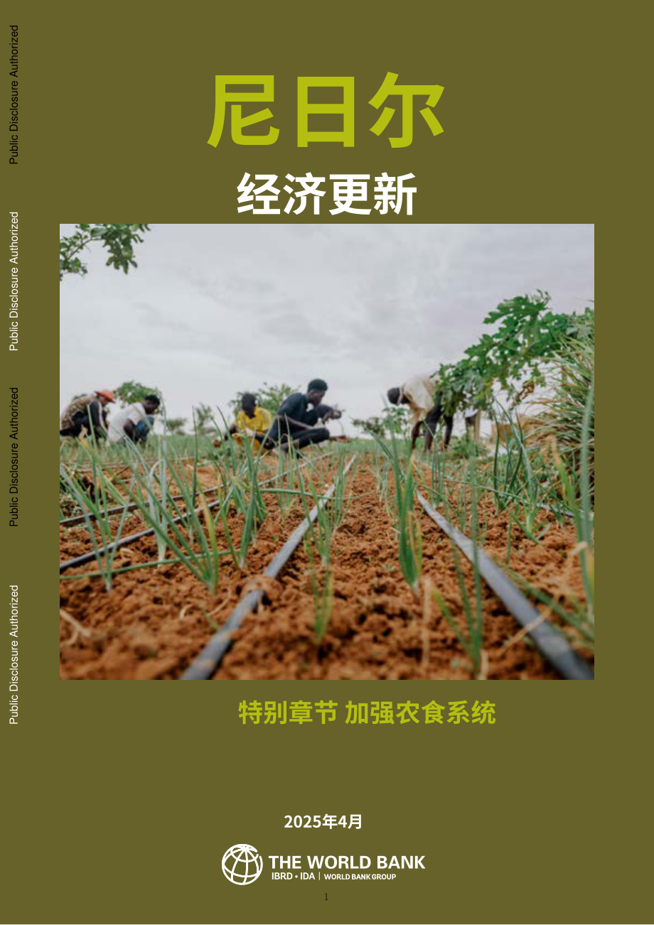 世界银行（WBG）：2025尼日尔经济更新报告：农业食品系统的强化路径（英文版）（44页）.pdf_第1页