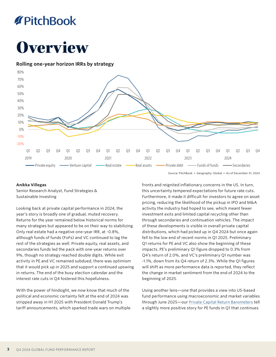 PitchBook：2024年第四季度全球基金业绩报告（含2025Q1初步数据）（英文版）（24页）.pdf_第3页