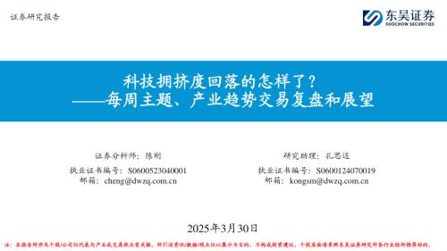【东吴证券】每周主题、产业趋势交易复盘和展望：科技拥挤度回落的怎样了？-250330（19页）.pdf