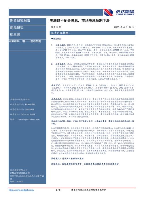 【信达期货】铜早报：美联储不配合降息，市场降息预期下滑-250417（8页）.pdf
