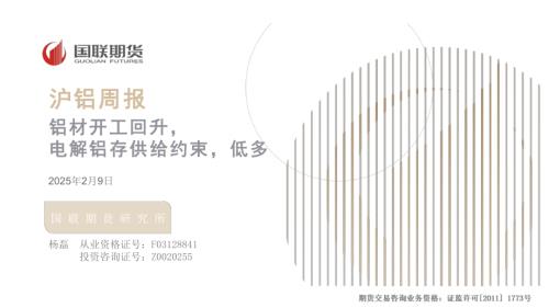 【国联期货】沪铝周报：铝材开工回升，电解铝存供给约束，低多-250209（32页）.pdf