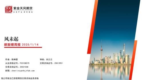 【紫金天风】碳酸锂周报：风未起-250114（22页）.pdf