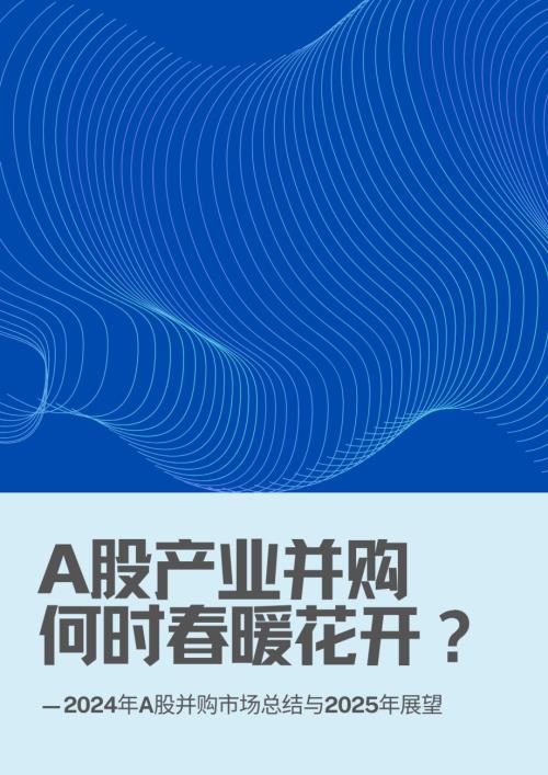 【联储证券】2024年A股并购市场总结与2025年展望：A股产业并购 何时春暖花开？-250403（47页）.pdf