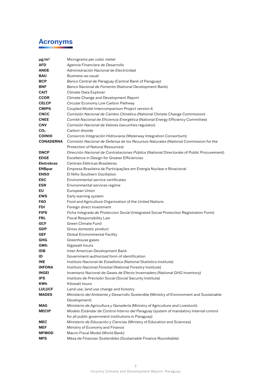 世界银行：2024年巴拉圭国家气候与发展报告（英文版）（90页）.pdf_第4页