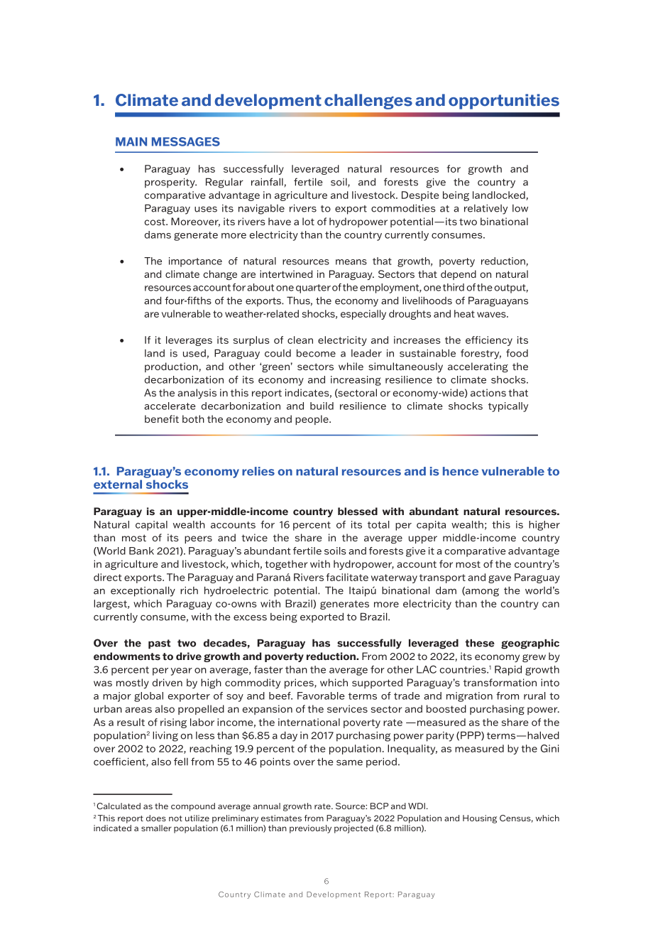 世界银行：2024年巴拉圭国家气候与发展报告（英文版）（90页）.pdf_第8页