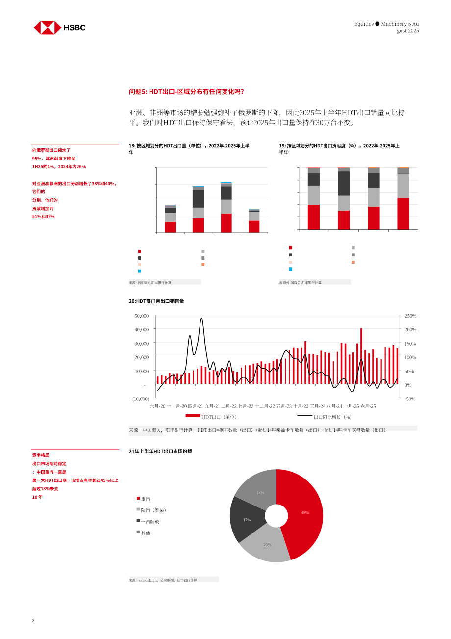 汇丰：中国重卡行业研究：销量超预期强劲增长 电动化渗透提速-250805 (23页）.pdf_第8页