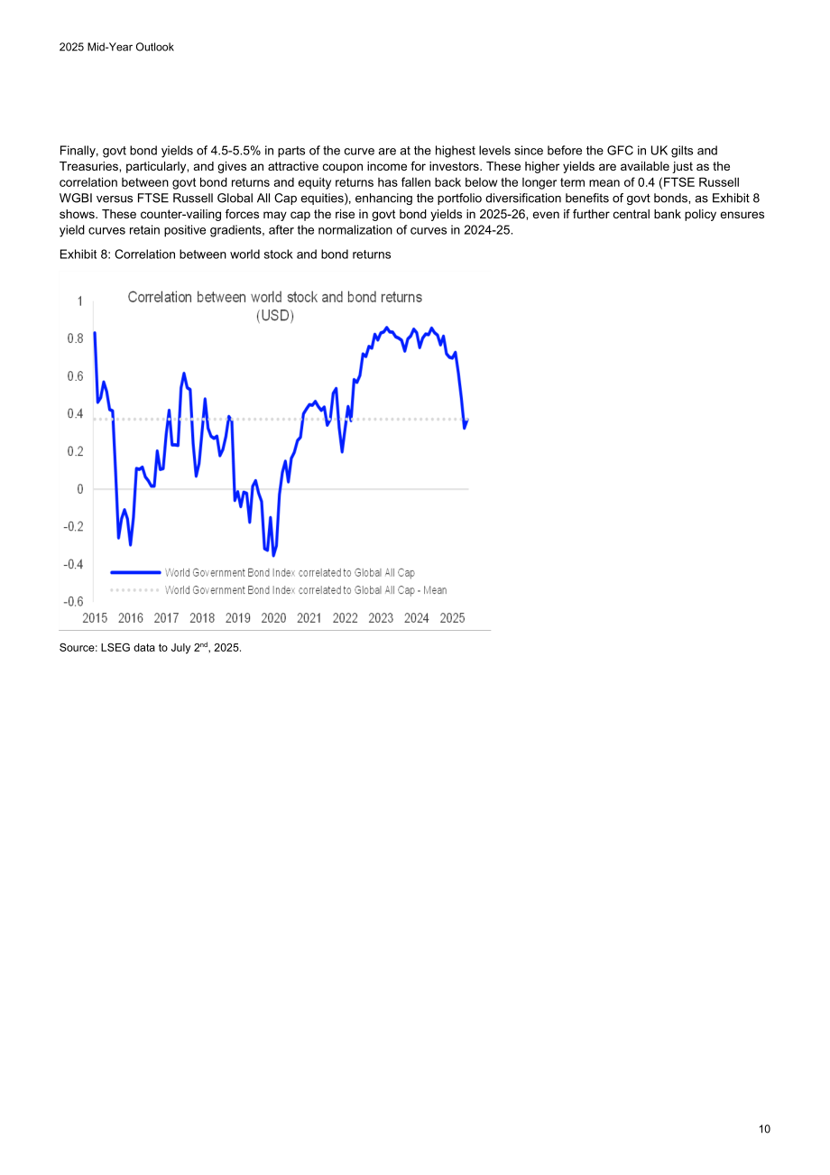 LSEG：2025年年中全球展望报告：宏观经济、股票、零售、基金、RMBS、CMBS和CLO七大领域分析（英文版）（59页）.pdf_第10页