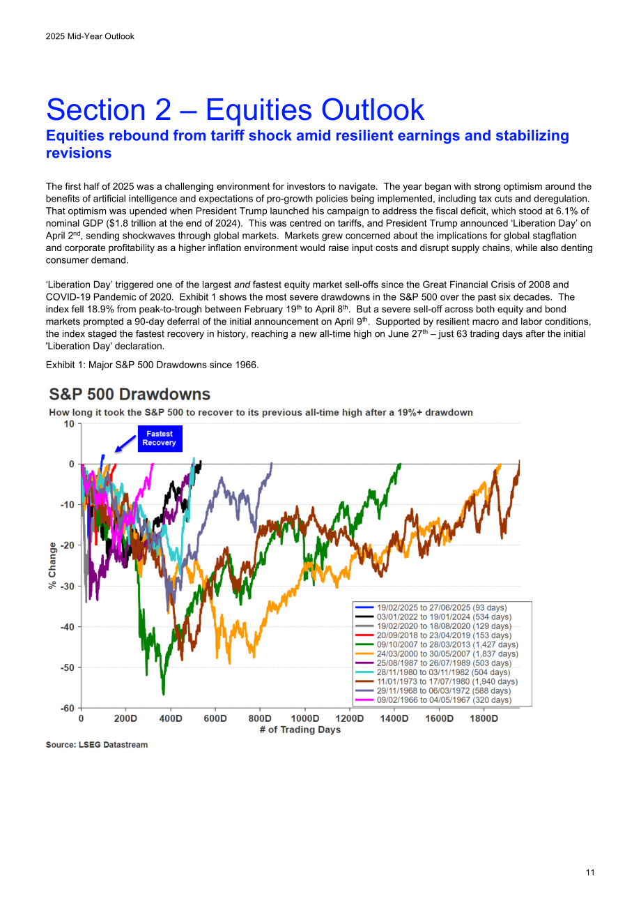 LSEG：2025年年中全球展望报告：宏观经济、股票、零售、基金、RMBS、CMBS和CLO七大领域分析（英文版）（59页）.pdf_第11页