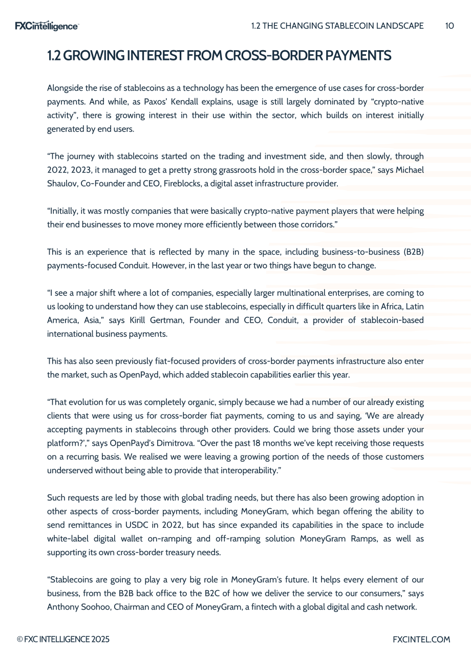 FXC Intelligence：2025跨境支付中的稳定币状况研究报告（英文版）（105页）.pdf_第10页