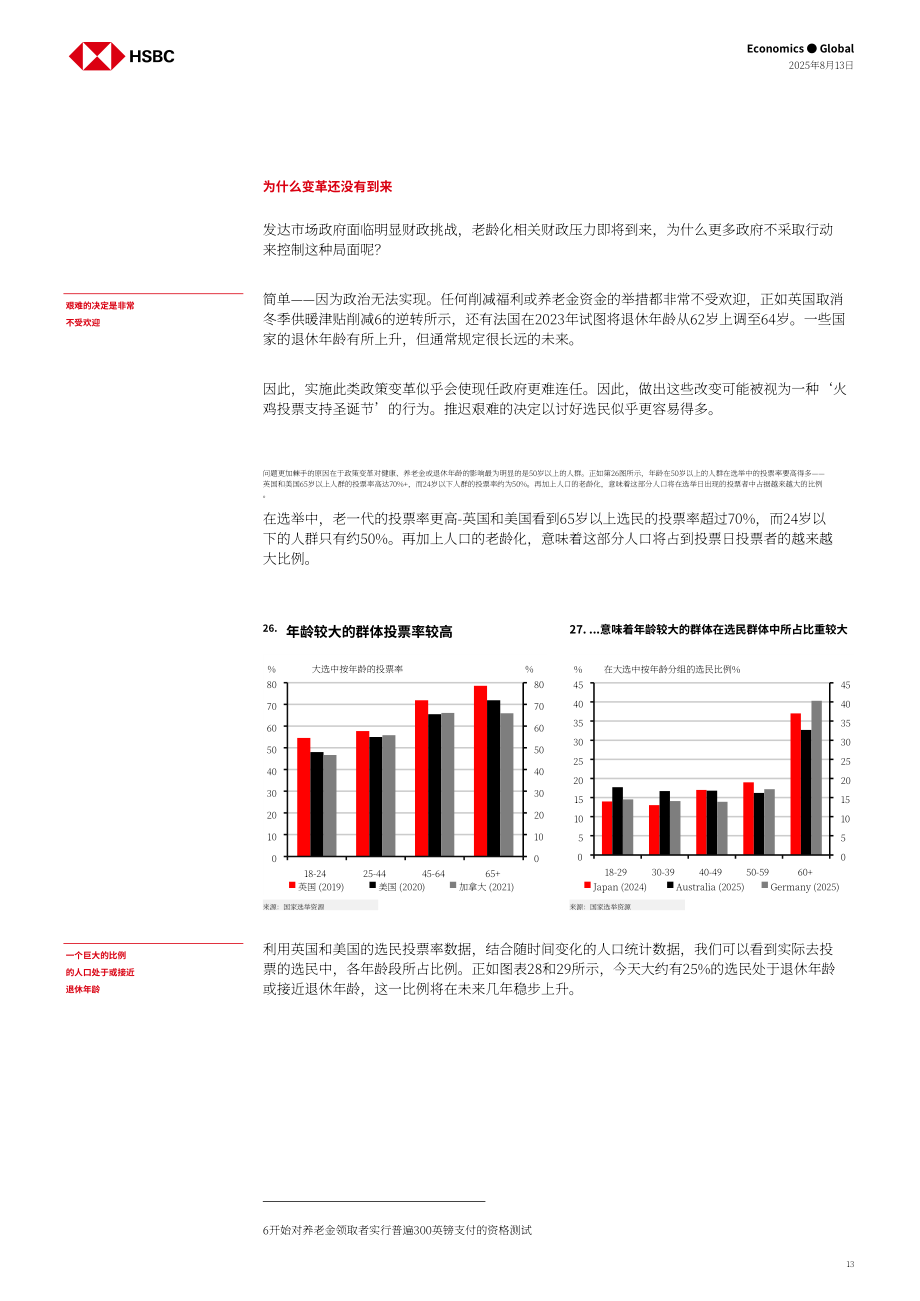 汇丰：全球宏观经济研究：人口老龄化困境-未来的承诺与财政难题-250813（英文版）（20页）.pdf_第13页