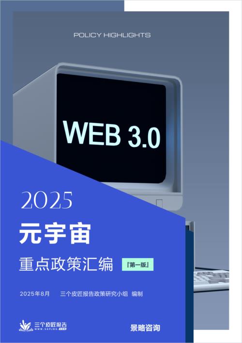 三个皮匠报告：2025元宇宙重点政策汇编（第一版）（494页）.pdf
