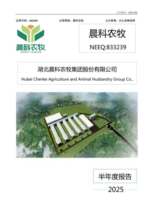 定期报告-晨科农牧：2025年半年度报告.PDF