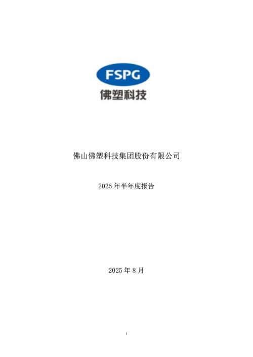 佛塑科技：2025年半年度报告.PDF