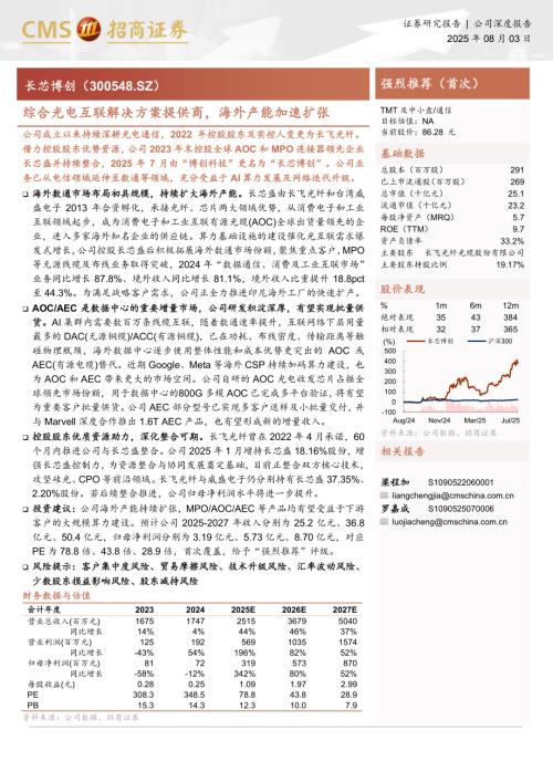 长芯博创（300548）-A股公司研究报告：综合光电互联解决方案提供商海外产能加速扩张-250803（31页）.pdf