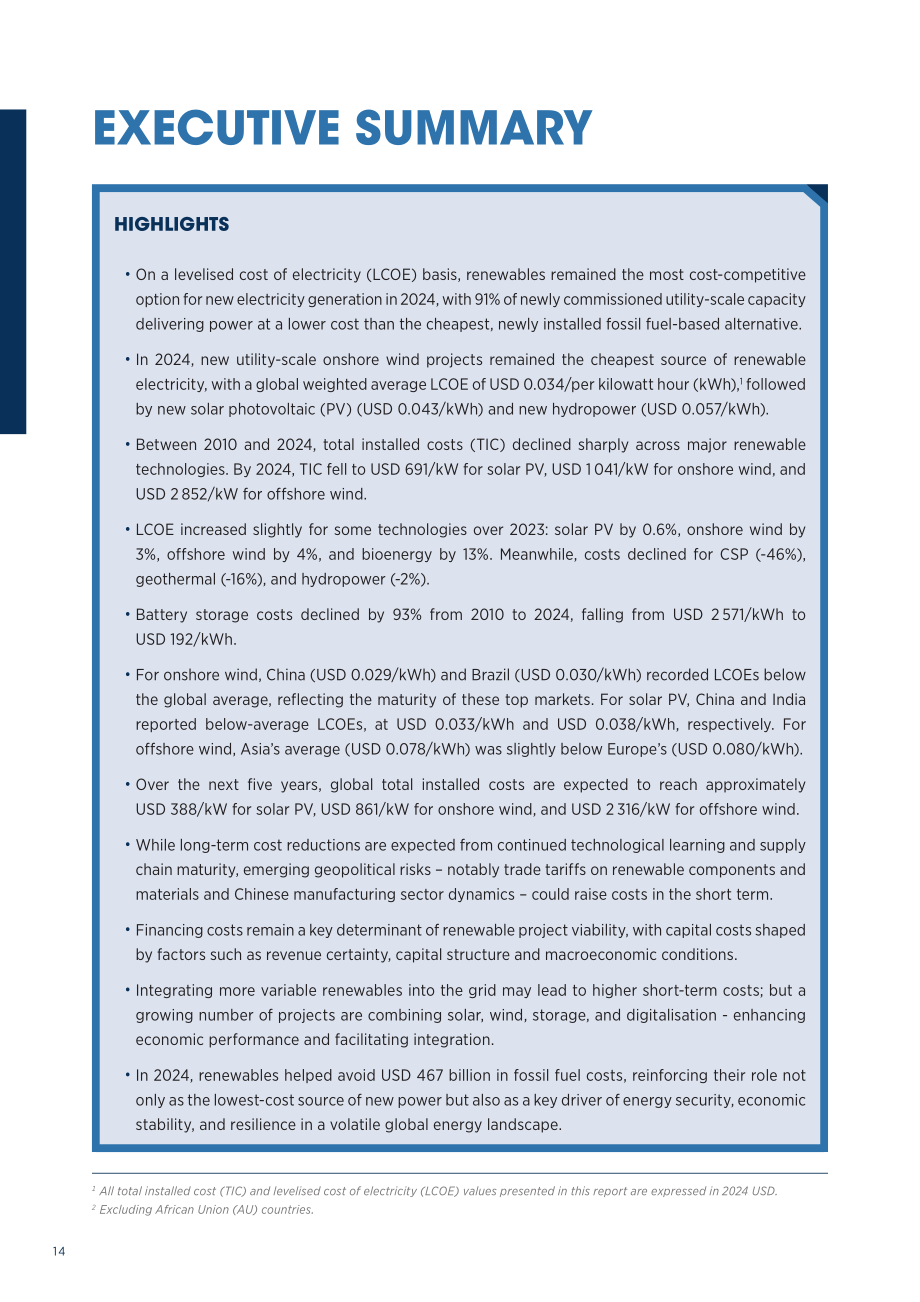 国际可再生能源署（IRENA）：2024 年可再生能源发电成本报告（英文版）（216页）.pdf_第14页
