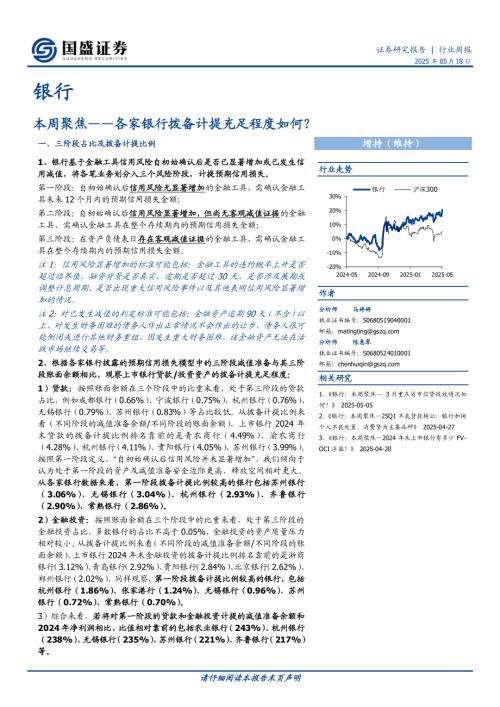 【国盛证券】银行业本周聚焦：各家银行拨备计提充足程度如何？-250518（12页）.pdf