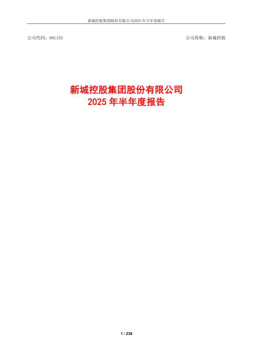 新城控股：新城控股2025年半年度报告.PDF