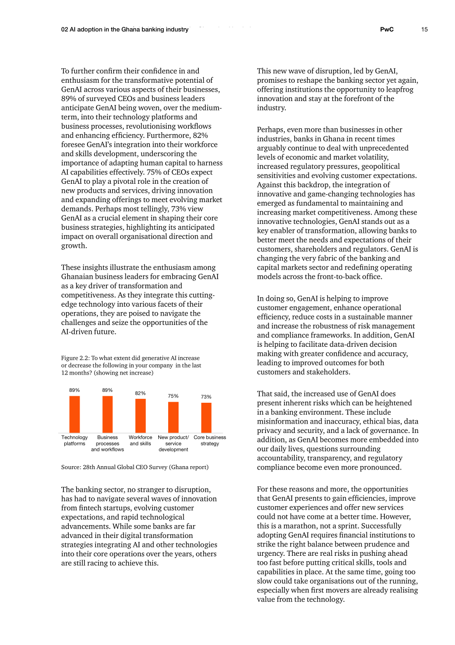 普华永道：2025加纳银行业中的AI&生成式AI应用研究报告（英文版）（74页）.pdf_第15页
