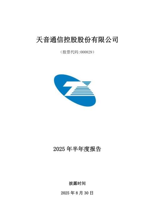 天音控股：2025年半年度报告.PDF