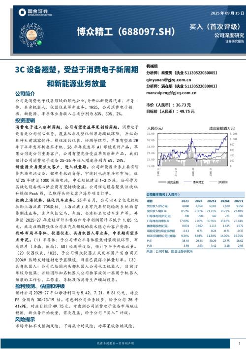 博众精工（688097）-A股公司研究报告：3C设备翘楚受益于消费电子新周期和新能源业务放量-250915（23页）.pdf