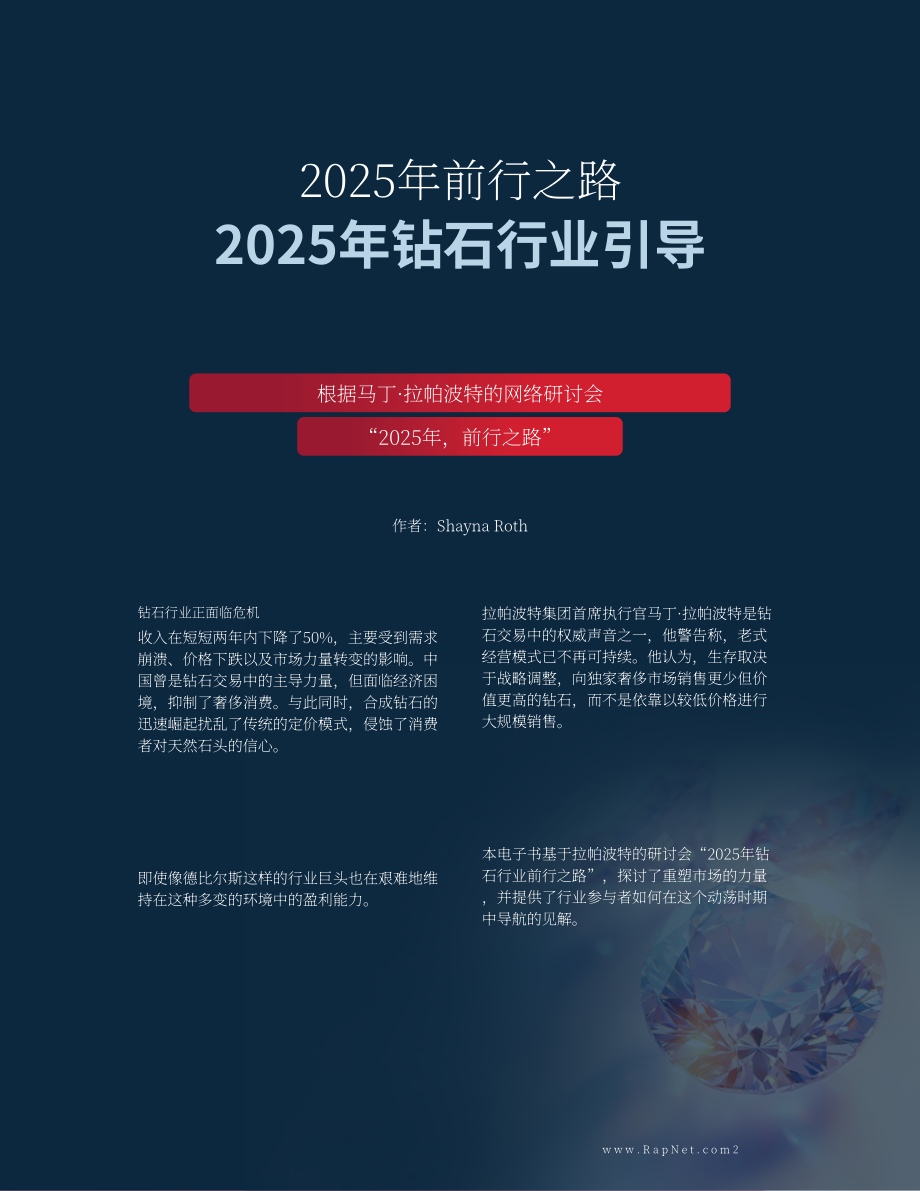 RapNet：前行之路：2025年钻石行业研究报告（英文版）（18页）.pdf_第2页