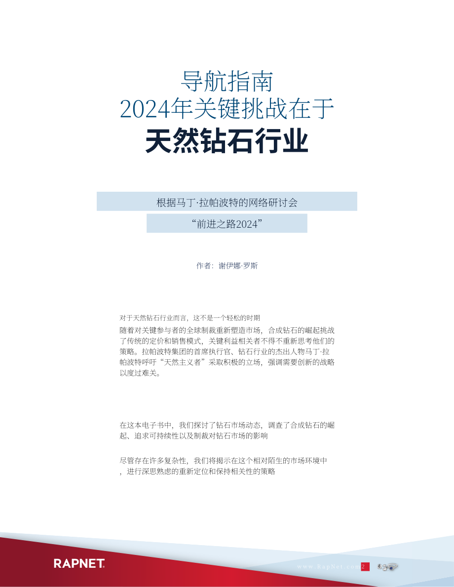 RapNet：2024年天然钻石行业关键挑战应对指南（英文版）（20页）.pdf_第2页