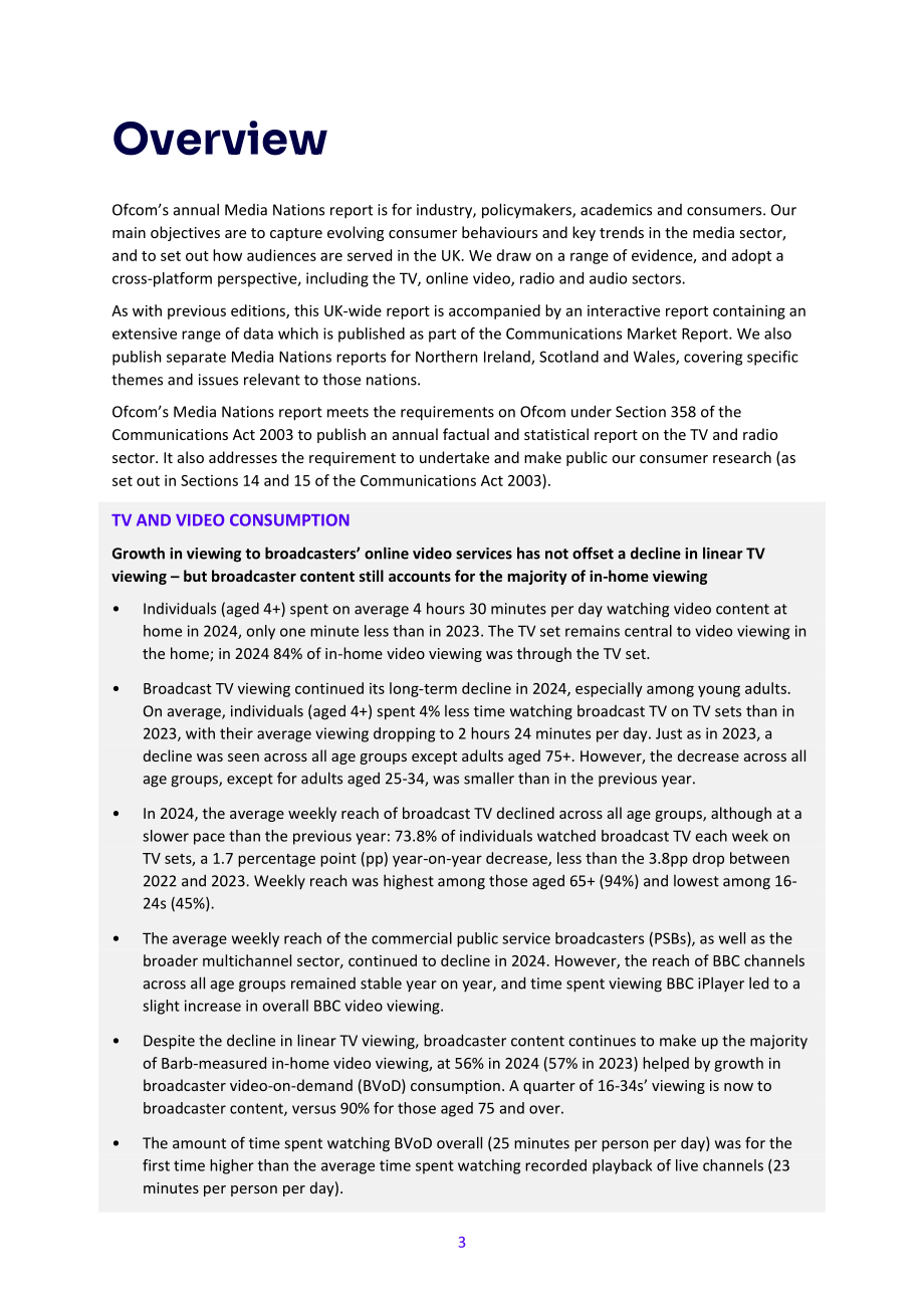 英国通信管理局（Ofcom）：2025年英国媒体行业研究报告（英文版）（94页）.pdf_第3页