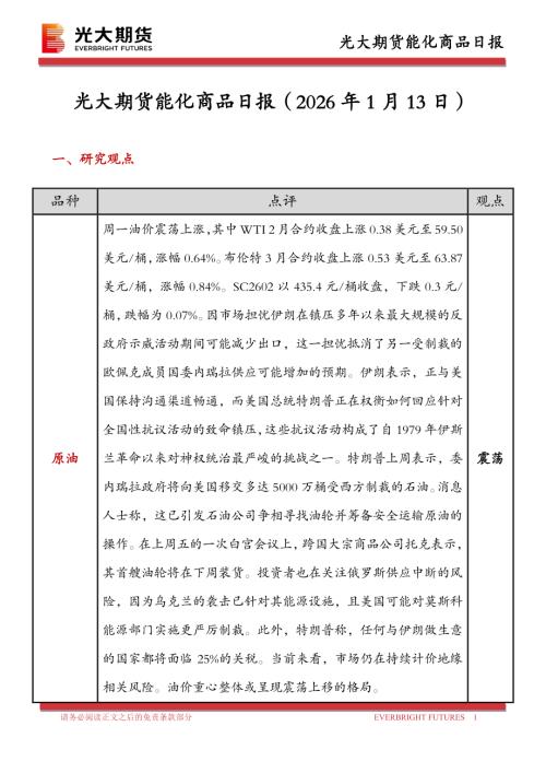 【光大期货】能化商品日报-260113（19页）.pdf