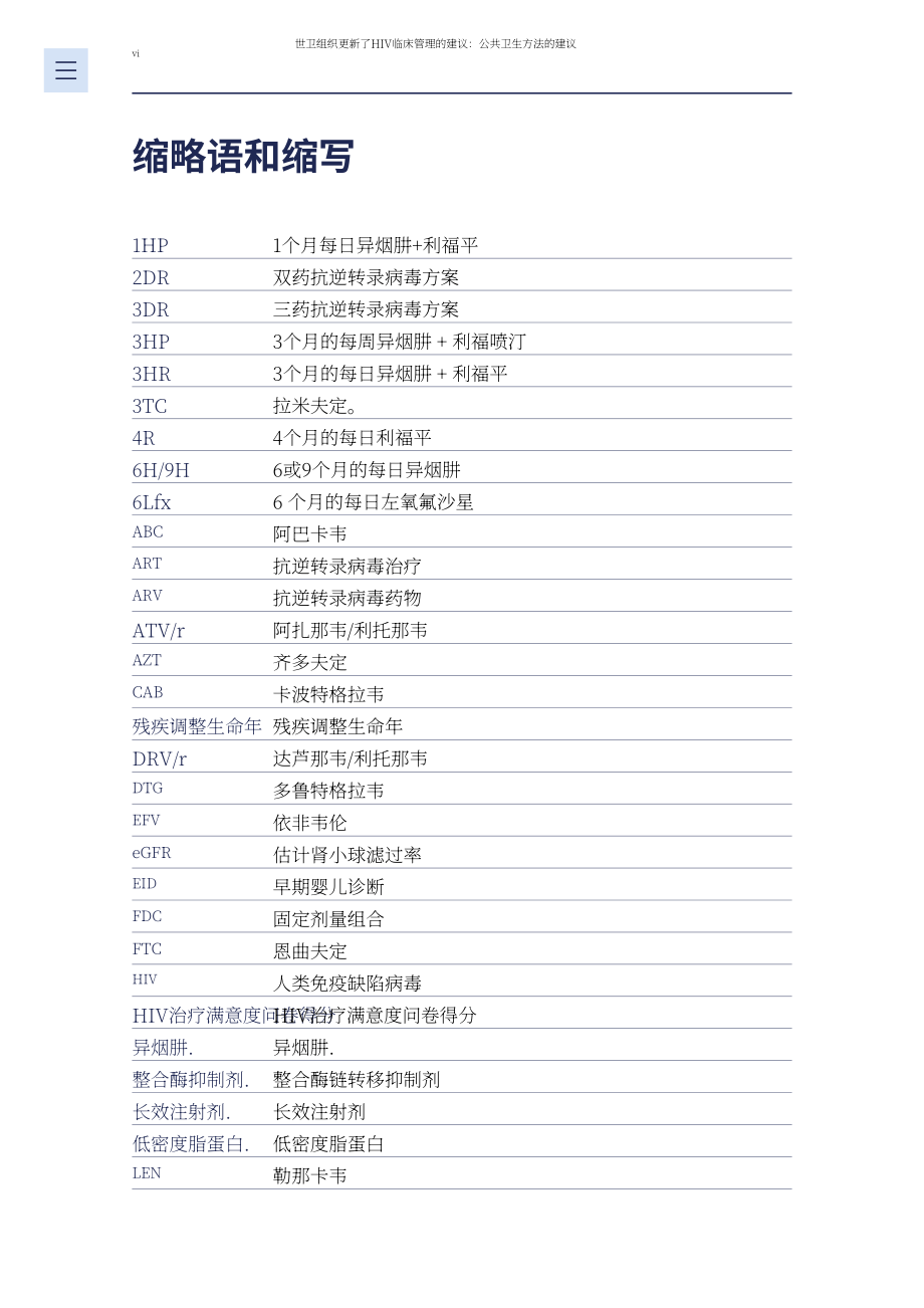 世界卫生组织：2025 HIV临床管理建议报告：基于公共卫生途径的建议（英文版）（108页）.pdf_第8页