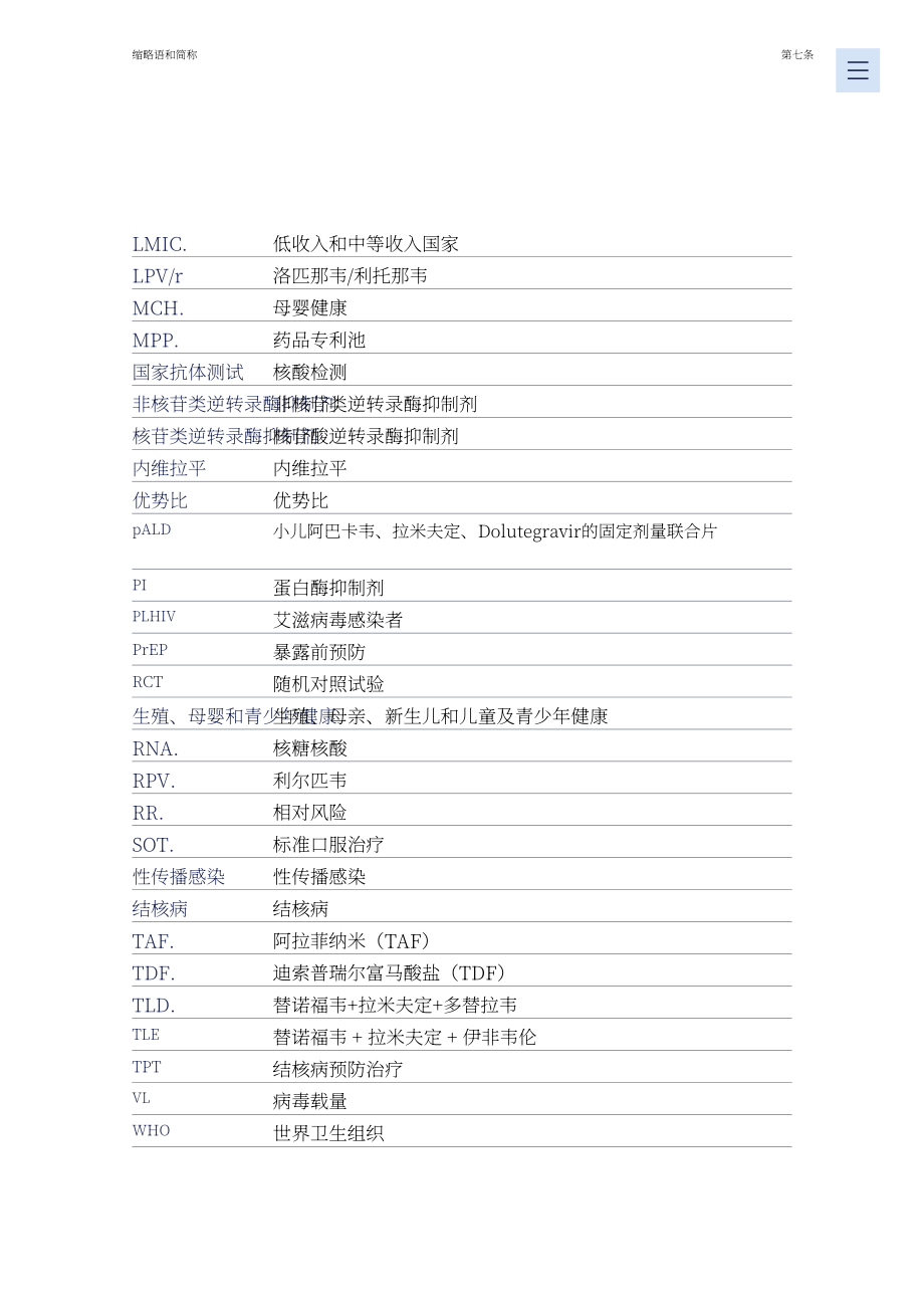 世界卫生组织：2025 HIV临床管理建议报告：基于公共卫生途径的建议（英文版）（108页）.pdf_第9页