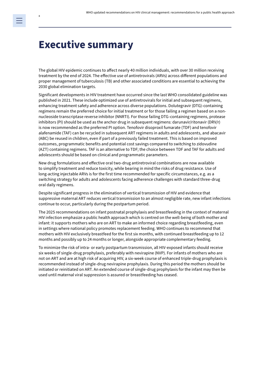 世界卫生组织：2025 HIV临床管理建议报告：基于公共卫生途径的建议（英文版）（108页）.pdf_第12页